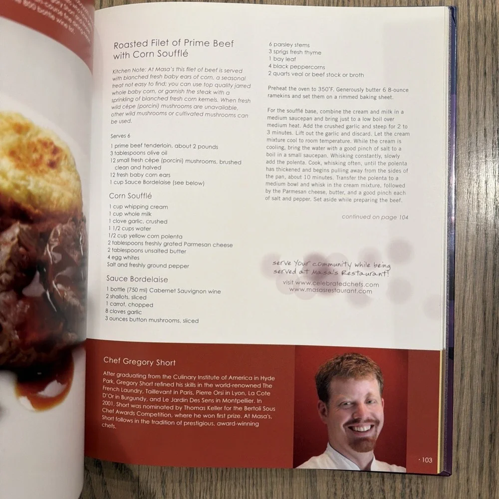 San‎ Francisco Celebrated Chefs Volume 1 Culinary Guide And cookbook